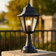 Victorian Pillar Mount Light Black Finish B22 Made In Italy Victorian Pillar Mount Light Black Finish B22 Made In Italy